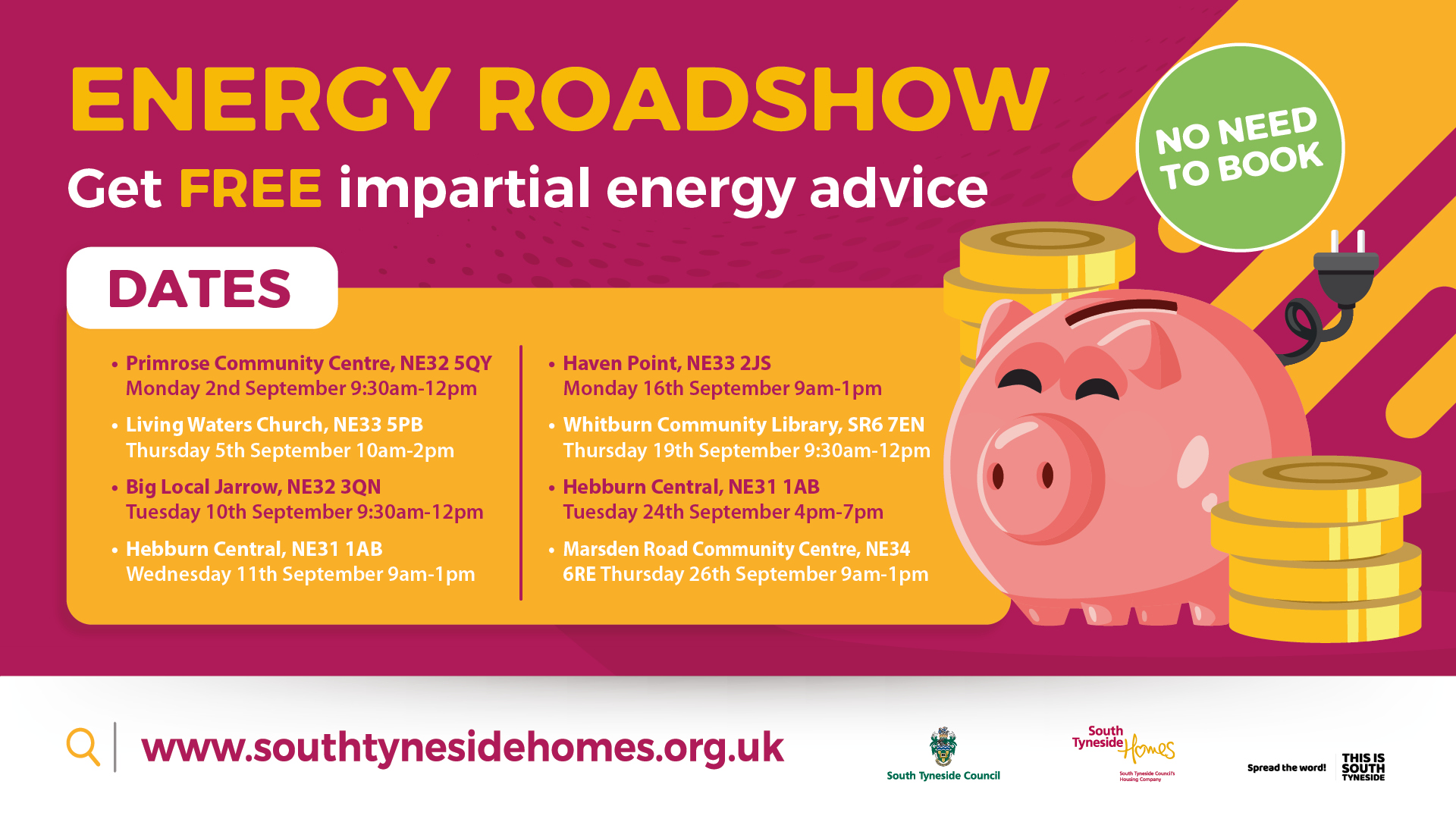 South Tyneside Homes Energy Roadshow South Tyneside Homes